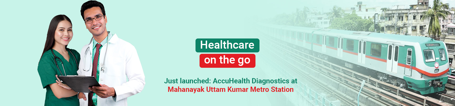 Healthcare on the go: AccuHealth Diagnostics now at the Mahanayak Uttam Kumar Metro station